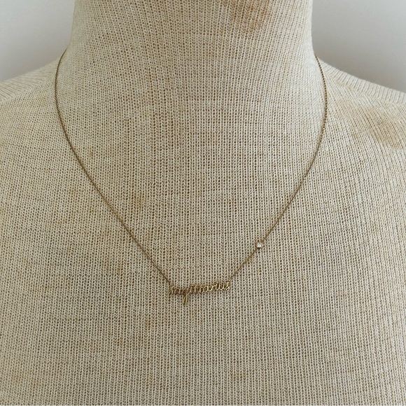 Anthropologie Gold Sagittarius Necklace - Picture 2 of 12